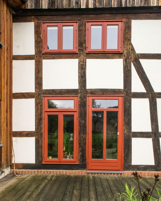 Historische Holzfenster